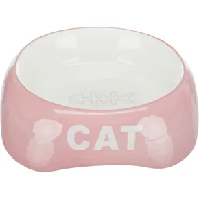 Keramikschale 200 ml/13 cm – KATZE + Fischskelett